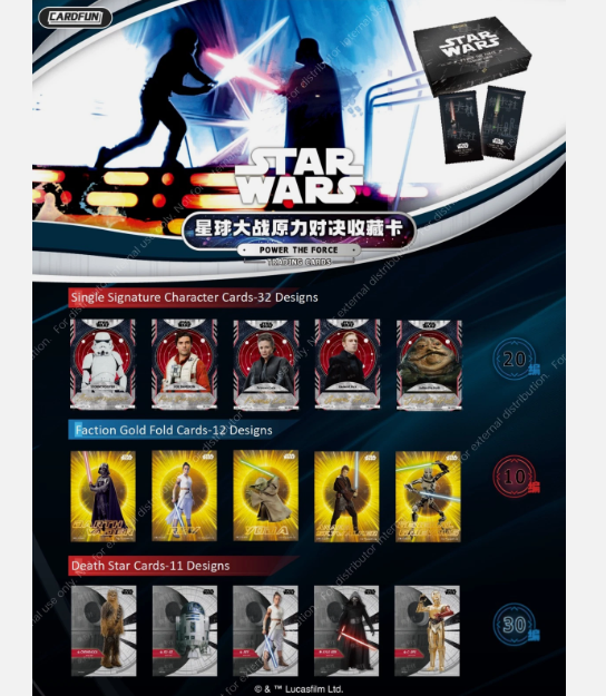 Card.Fun - Star Wars - Power Of The Force Box (10 Packs)
