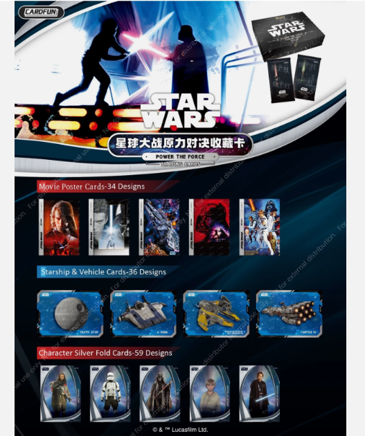 Card.Fun - Star Wars - Power Of The Force Box (10 Packs)