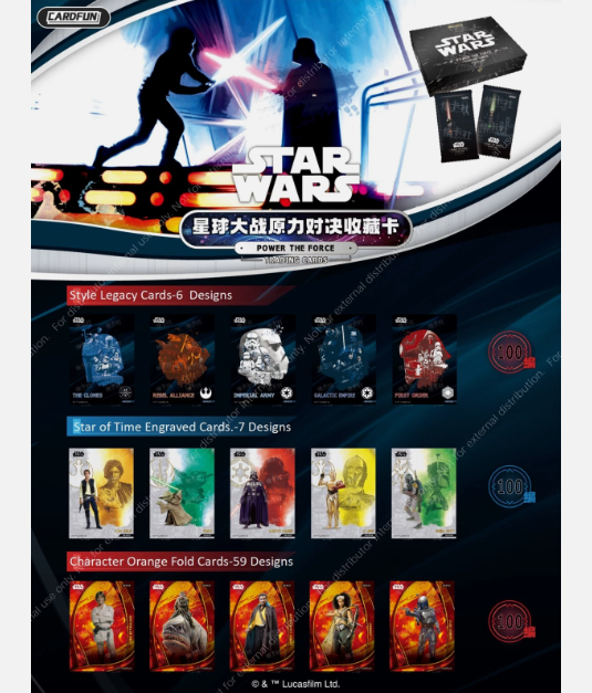 Card.Fun - Star Wars - Power Of The Force Box (10 Packs)