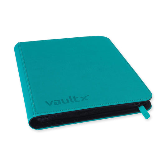 Vault X - 9 Pocket Exo-Tec Zip Binder - Ocean Blue