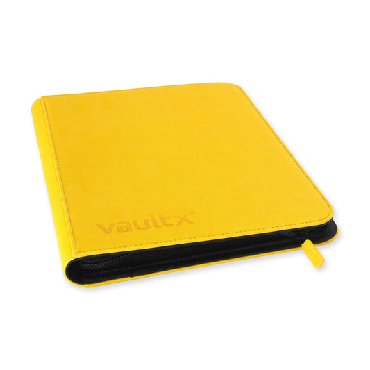 Vault X 9 Pocket Zipped Binder - Sunshine Yellow