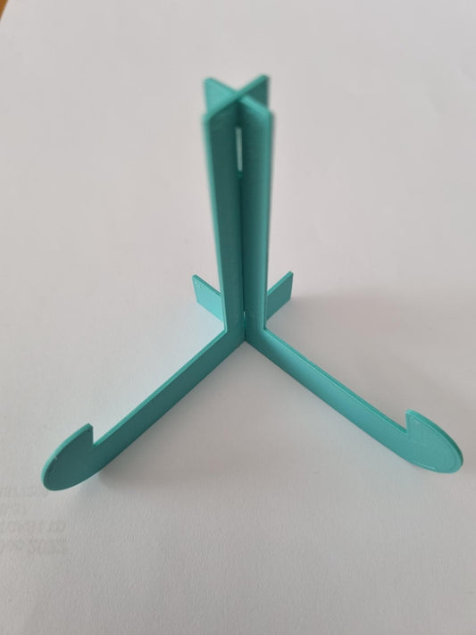 Card Stands x5 - Aqua