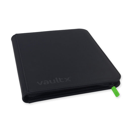 Vault X - 9 Pocket Exo-Tec Zip Binder - Black