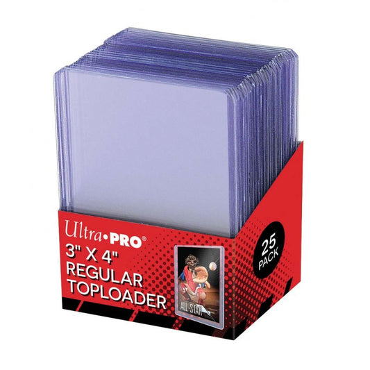 Ultra Pro - 3 x 4 Inch Clear Toploaders - 25 Pack