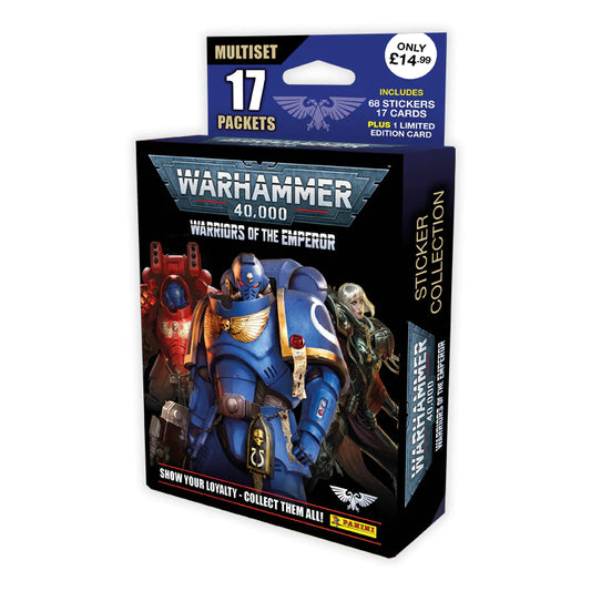 Panini - Warhammer 40,000 Warriors of the Emperor Sticker Collection - Mega Multiset