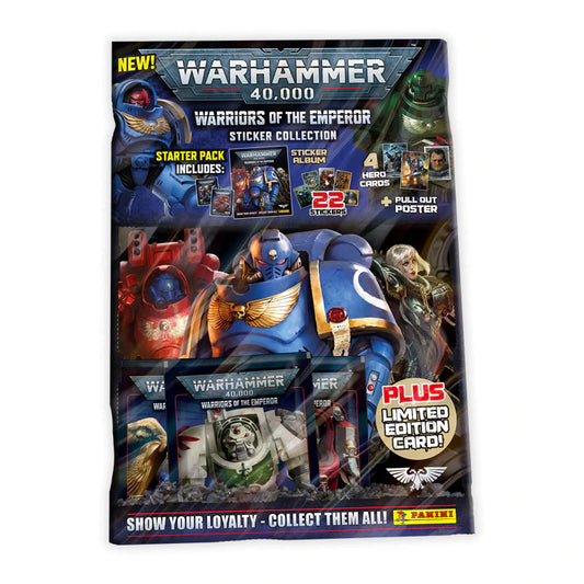 Panini - Warhammer 40,000 Warriors of the Empire Sticker Collection - Starter Pack