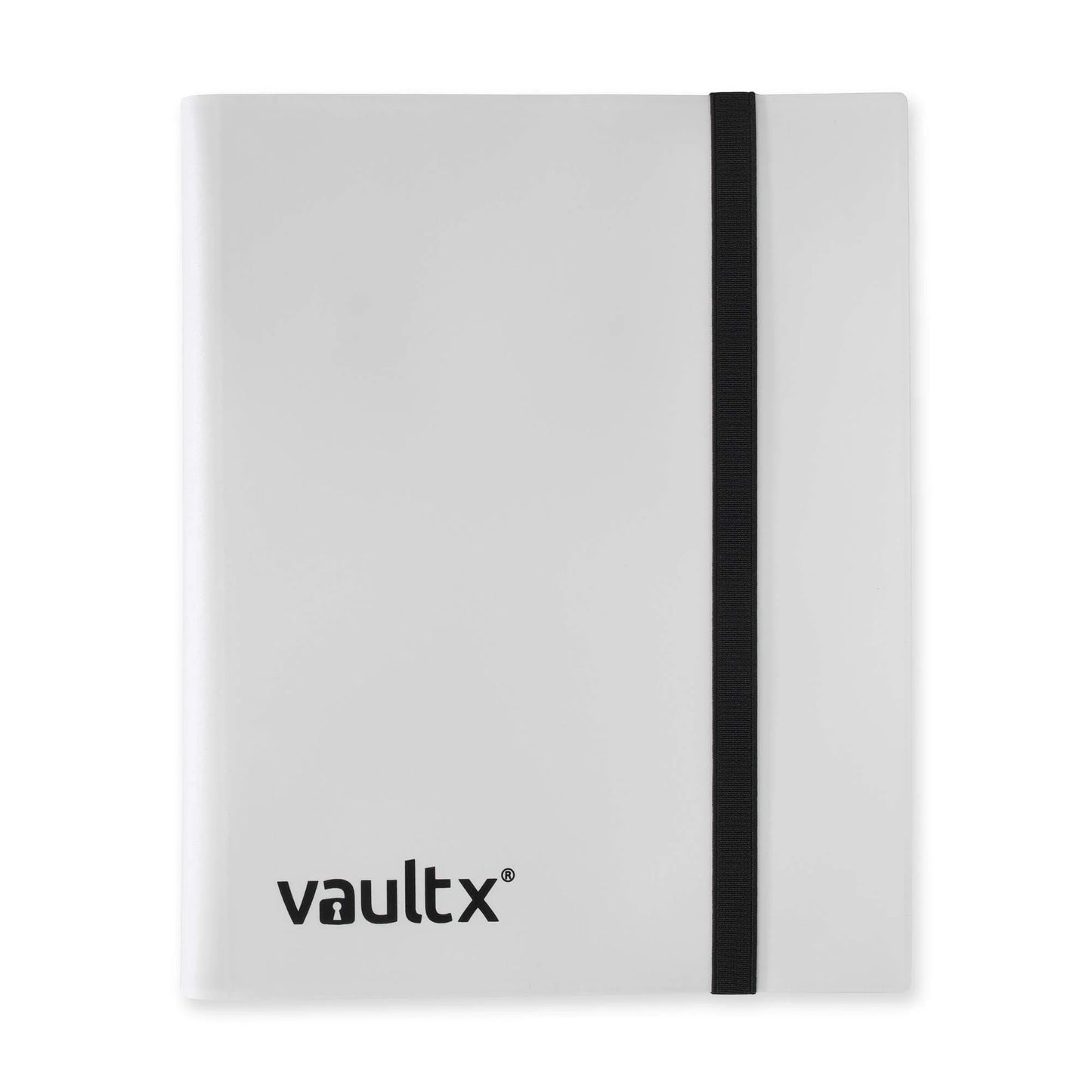 Vault X - 9 Pocket Strap Binder - White