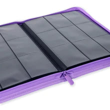 Vault X - 9 Pocket Exo-Tec Zip Binder - Just Purple